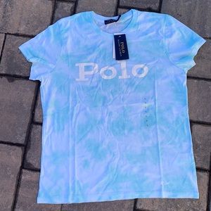 Polo Ralph Lauren Womens tie dye graphic TShirt